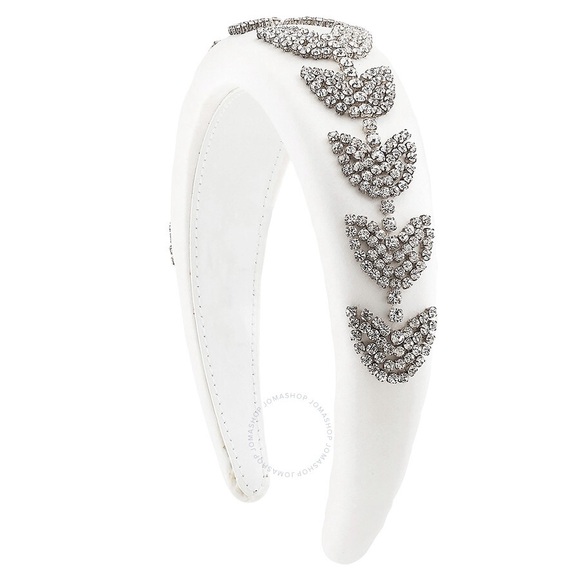 HEADBAND BURBERRY Embellished in optic white new main image 7